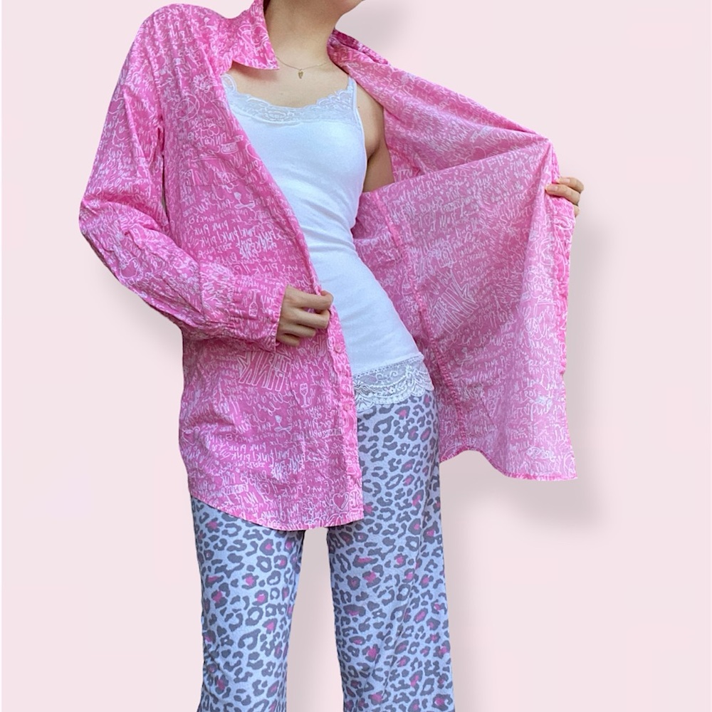 pink victoria’s secret PINK flannel